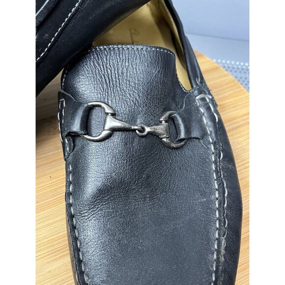 Claudio De Lorena Men's Black Driving Mocassins Designer Loafers Size 11.5 - Picture 4 of 11